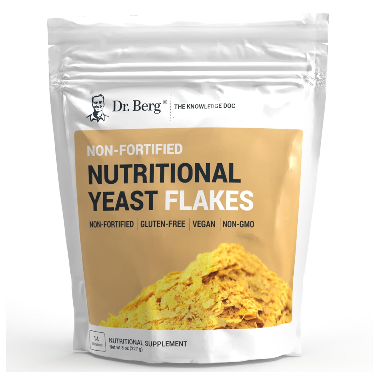Dr. Berg Premium Nutritional Yeast Flakes - Delicious Non-Fortified Nutritional Yeast Dr. Berg NutritionalsUS supplements