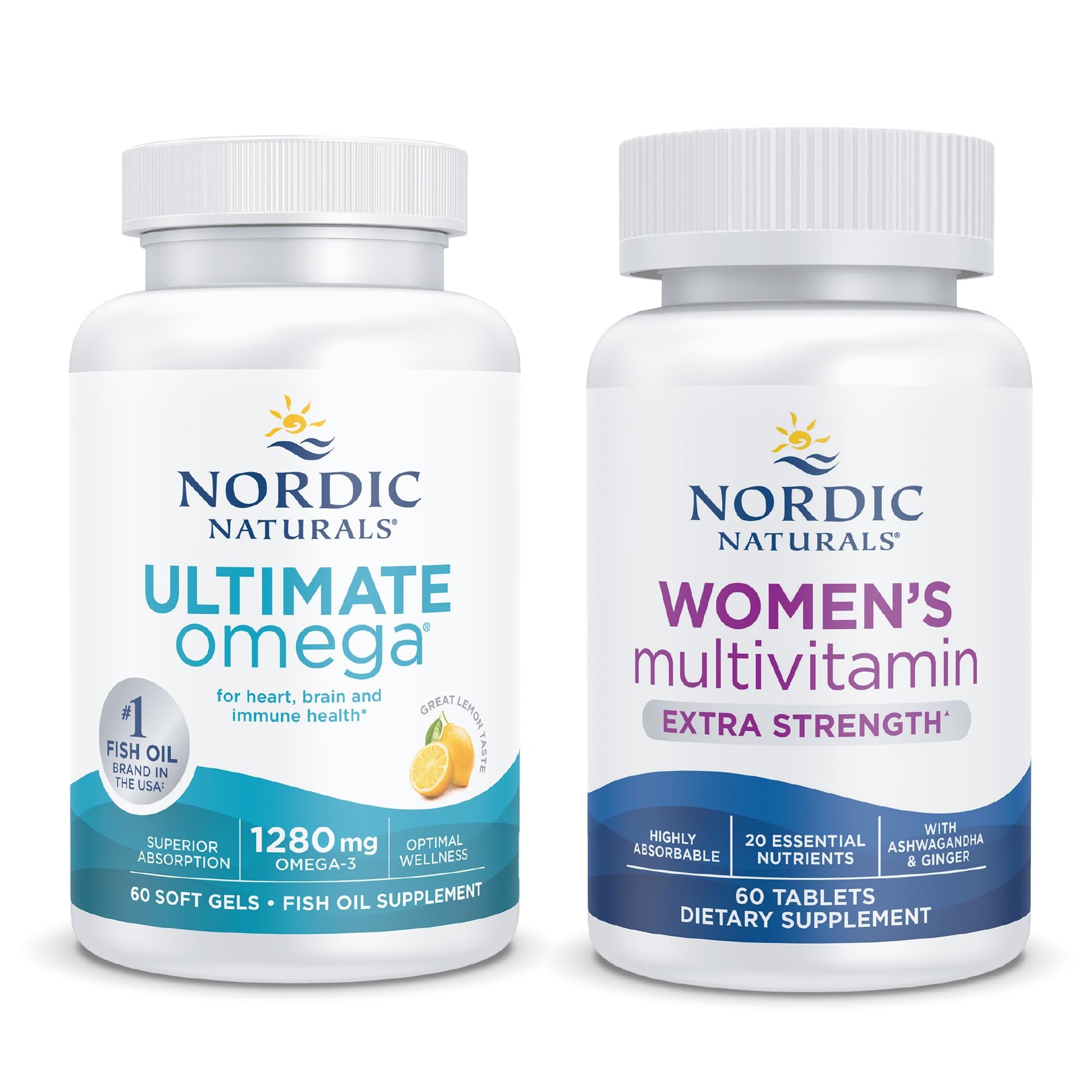 Nordic Naturals Starter Pack - Women's Multivitamin Extra Strength, Ultimate Omega Nordic NaturalsAu supplements