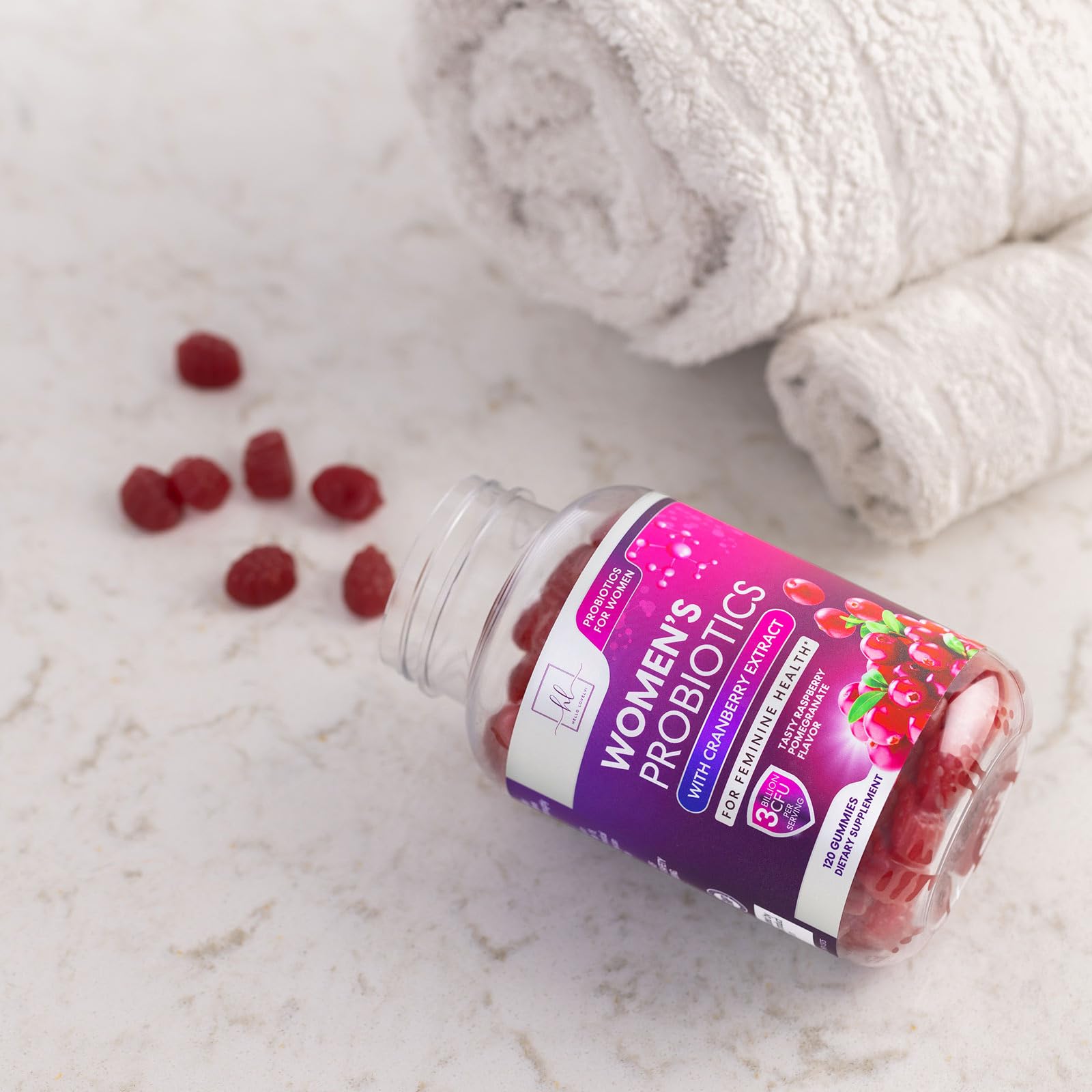 Probiotics for Women + Cranberry - 3 Billion CFU Guaranteed & 6 Vegan Strains for Women's Hello Lovely!US supplements