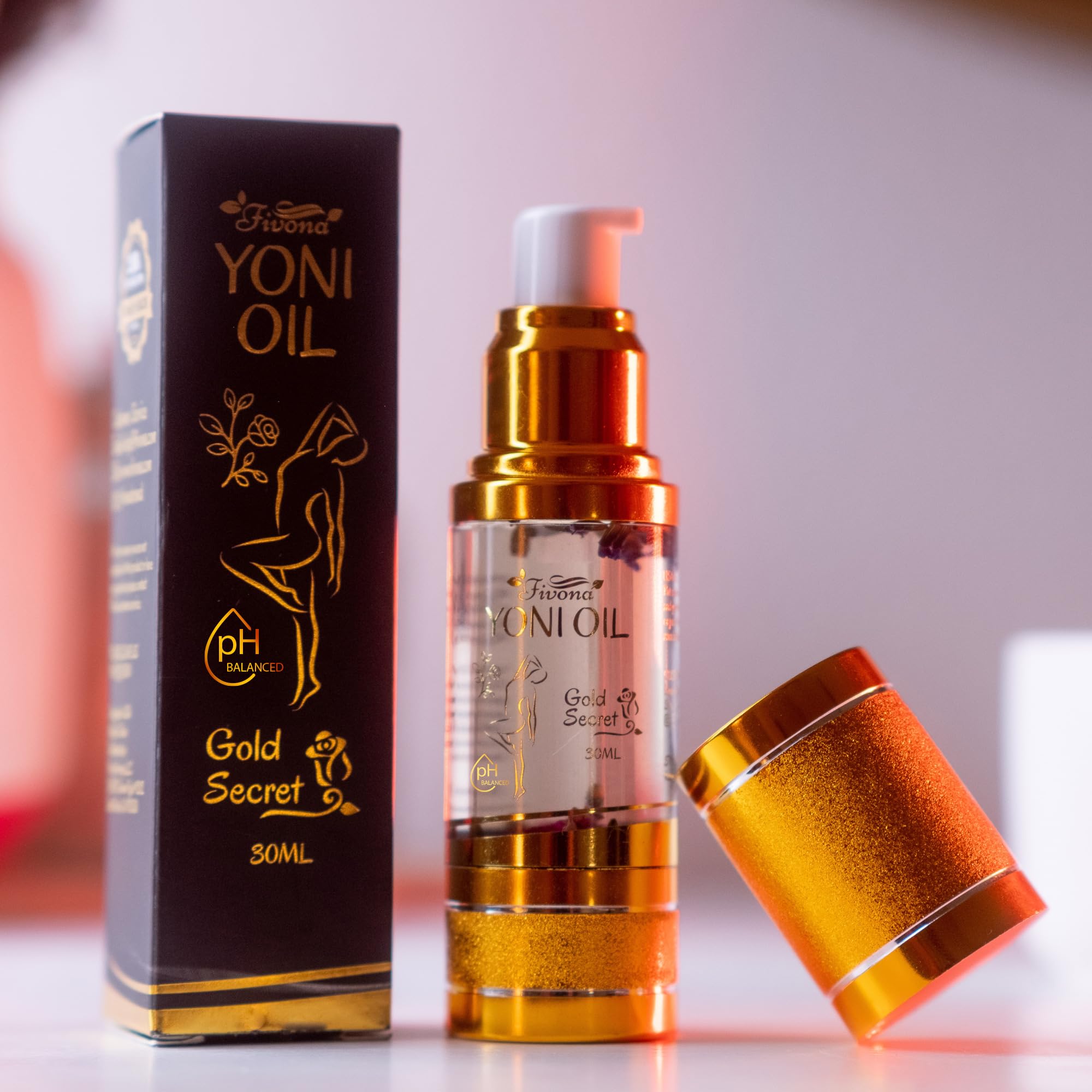 Fivona 4-in-1 Feminine Care Kit, Yoni Oil, Yoni Soap, Yoni Steaming Pot and Red Premium V Steam Herbs FIVONAAu supplements