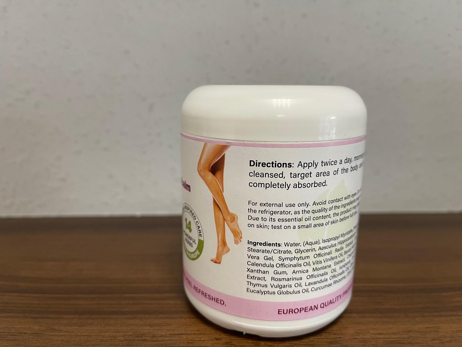 Hill Vital Natural Solutions HillVital Herbal Leg Care Balm with Horse Chestnut – Lightweight Botanical Cream for Daily Skin Care & Massage, Non-Greasy Formula for Legs & Body, 250 ml Hill Vital Natural SolutionsAu supplements