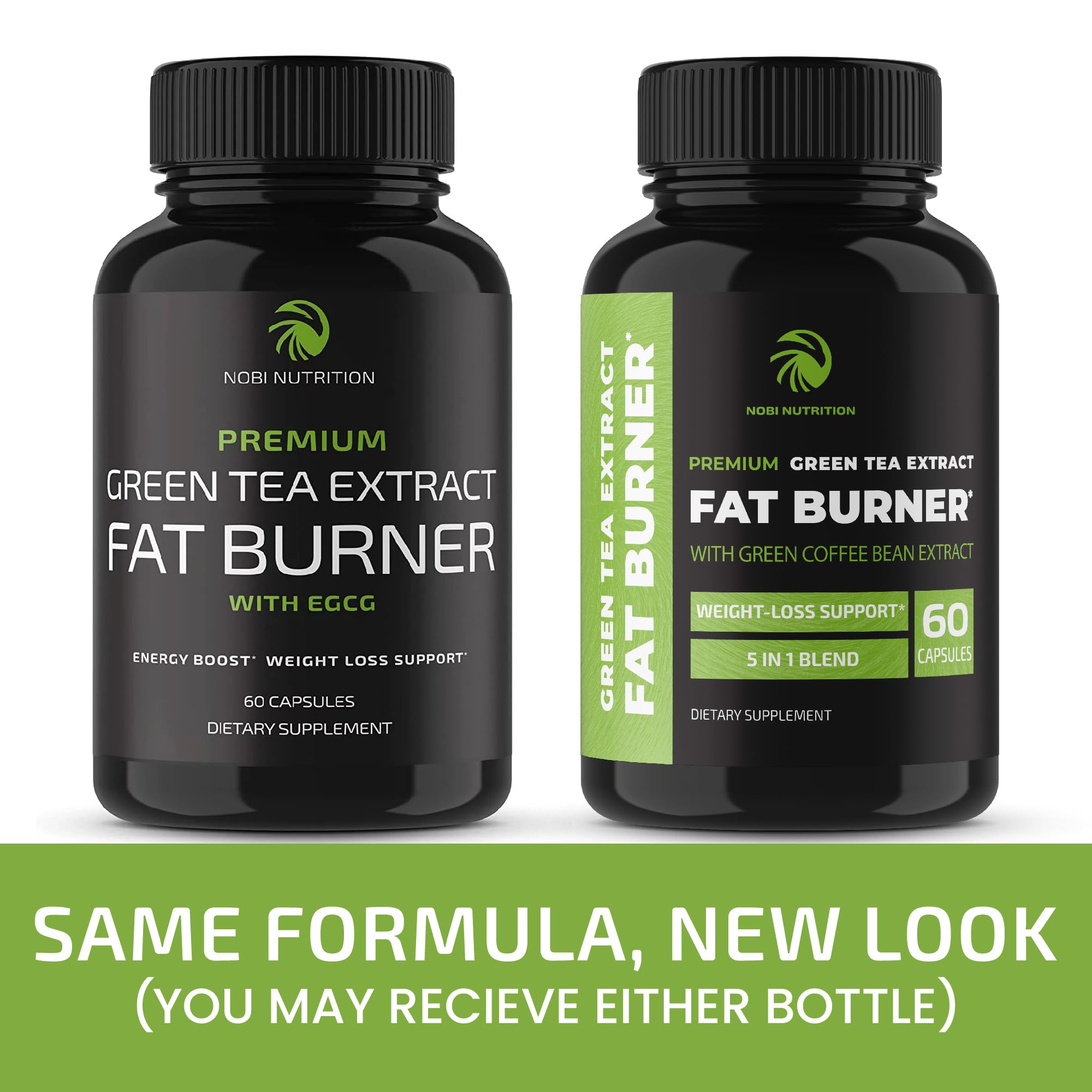 Green Tea Weight Loss Pills with Green Coffee Bean Extract | Belly Fat Burner, Metabolism Nobi NutritionUS supplements