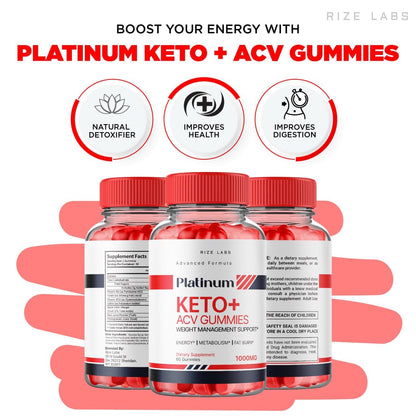 Platinum Keto AVC Gummies, Platinum Keto+ACV Gummies for Advanced Weight Loss rize labsUS supplements