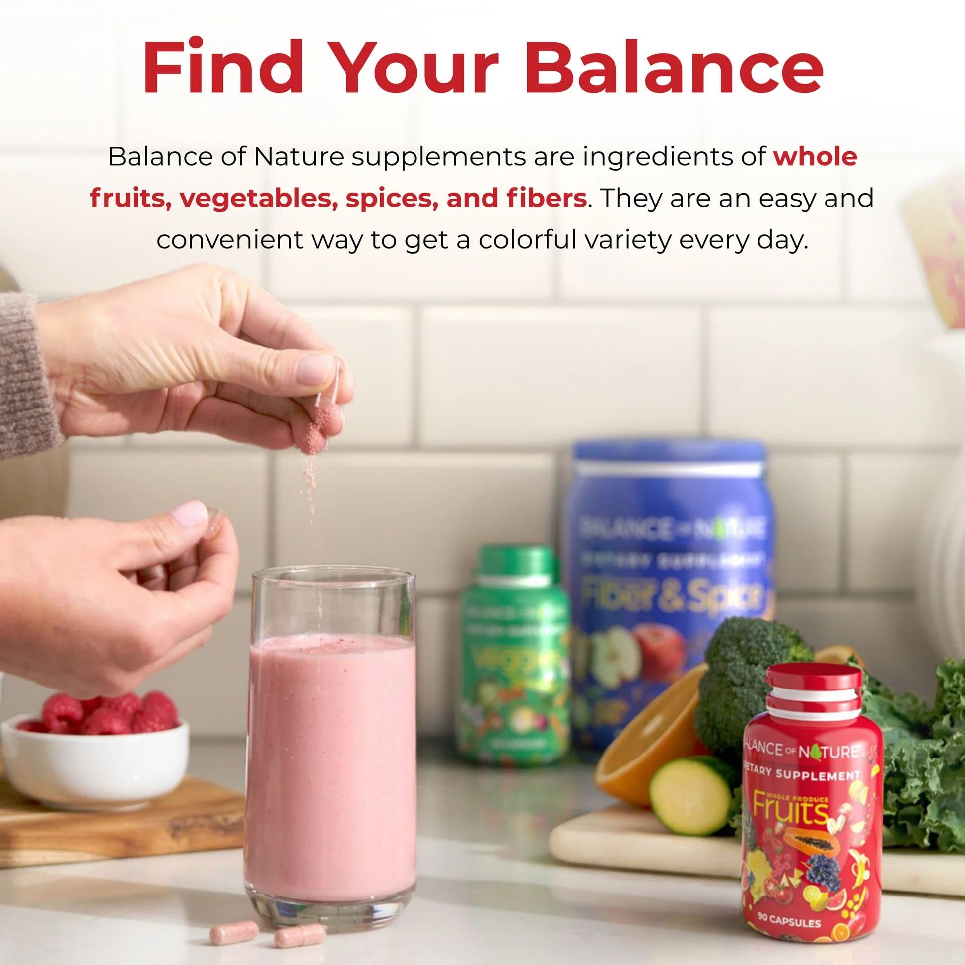 Balance of Nature Whole Fruits Supplement with Superfood Fruits Balance of NatureAu supplements