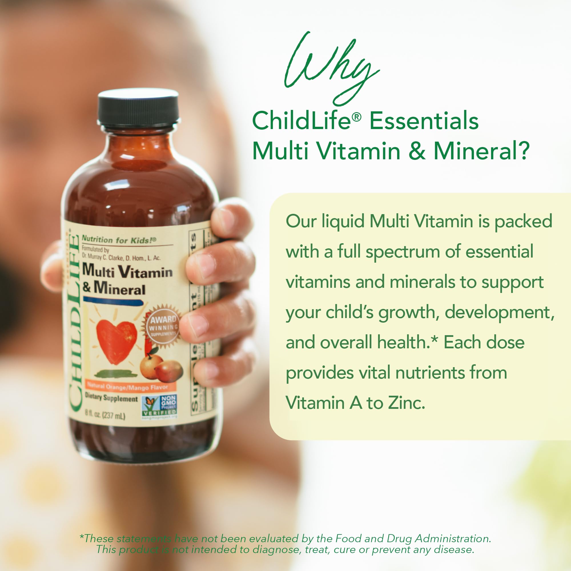 CHILDLIFE ESSENTIALS Kids Multivitamin & Mineral - Kids Vitamins, Liquid Multivitamin for Kids, Toddler Multivitamins, Liquid Vitamins, Baby Multivitamin - Natural Orange & Mango, 8 Fl Oz (Pack of 2) CHILDLIFE ESSENTIALSAu supplements