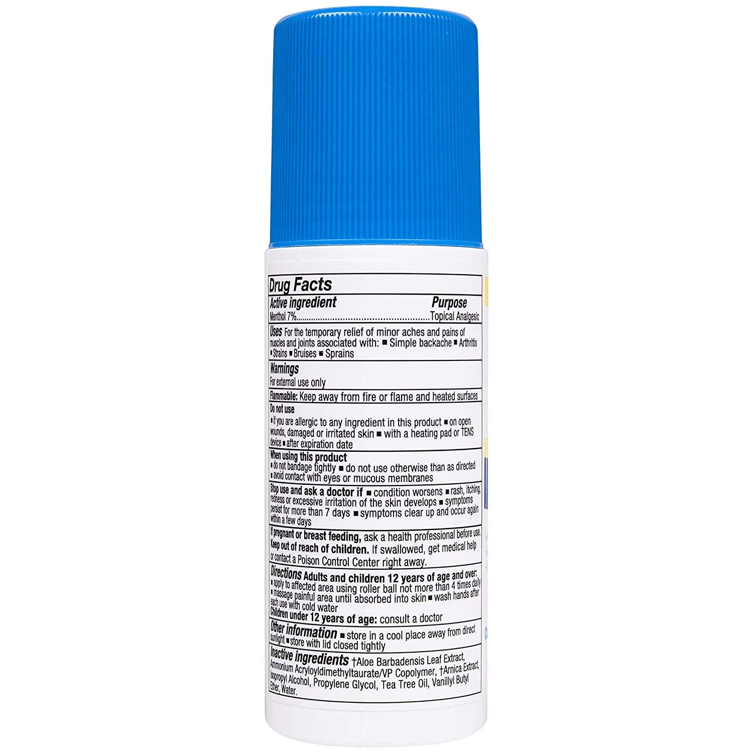 Zim's Max Freeze Muscle and Joint Pain Relief Roll-On - 3 oz, Pack of 4 Zim's Crack CremeAu supplements
