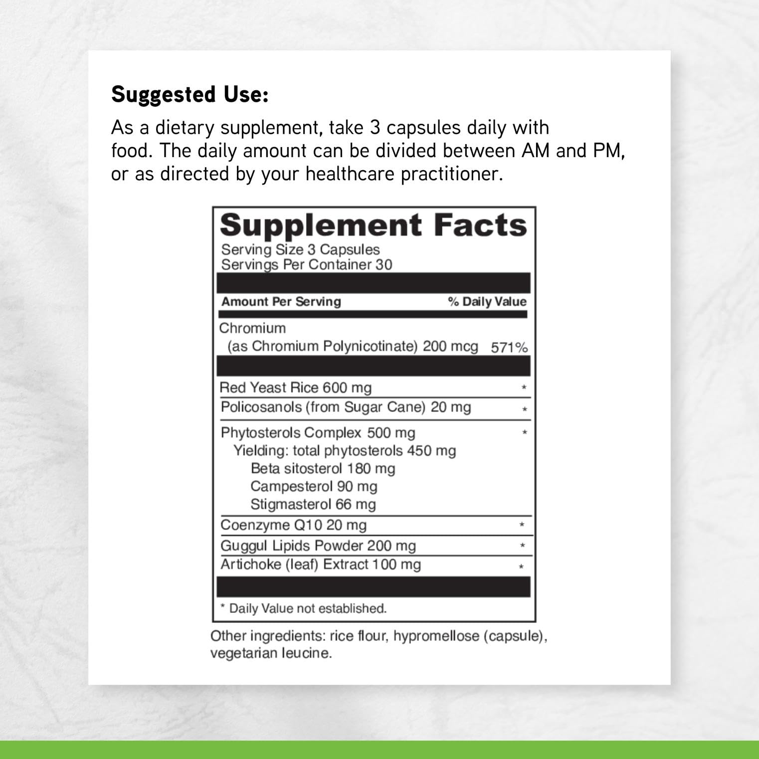 DAVINCI Labs CholestSure Supplement - Supports Cardiovascular Function - Helps Maintain Healthy Cholesterol Levels in a Normal Range - with CoQ10 - Gluten Free - 90 Vegetarian Capsules DAVINCIAu supplements