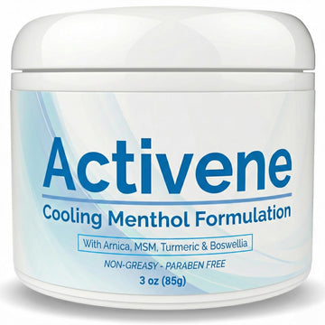 Activene Pain Relief Cream - Anti Inflammatory formulation with Powerful Arnica, Menthol & MSM for Joints, Tendons & Muscles. Chosen by Sufferers of Arthritis, Knee, Shoulder, Neck, Back & Other Pains ActiveneAu supplements