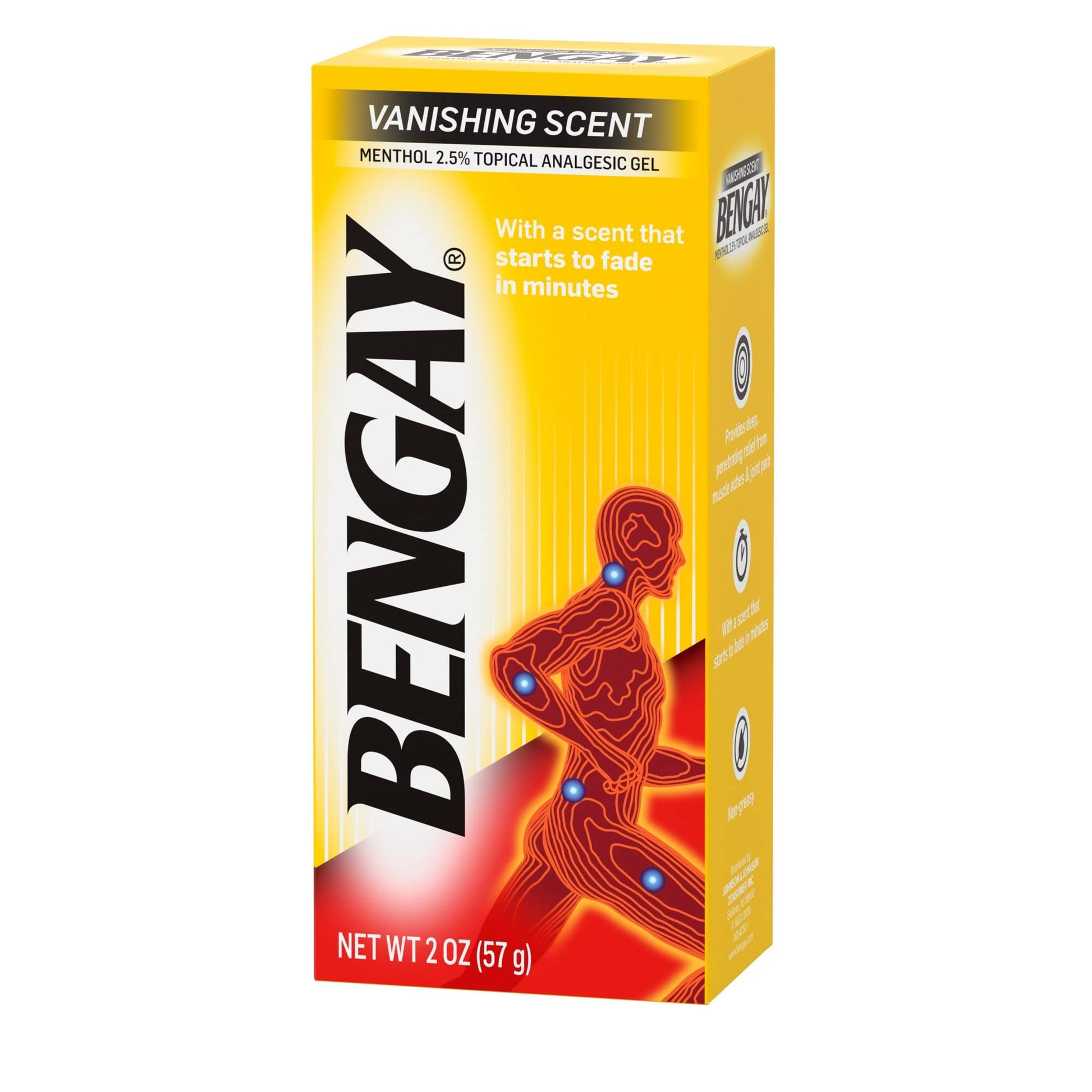 Ben Gay Vanish Scnt Size 2z Bengay Non-Greasy Vanishing Scent Pain Reliever Gel, Pack of 3 Johnson & JohnsonAu supplements