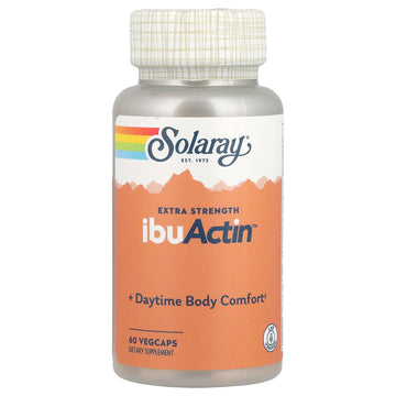 SOLARAY Ibuactin - Turmeric and Ginger Supplement for Men and Women, Body Comfort Supplement, Turmeric & Ginger Capsules - 60 Count VegCaps SOLARAYAu supplements
