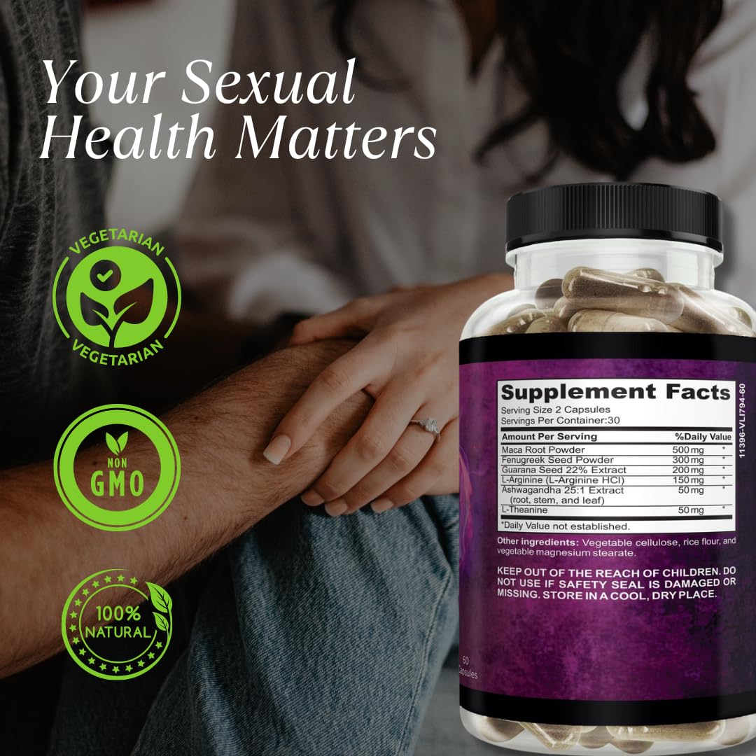 Waòm Wellness Crave – Women’s Desire Booster with Maca, Ashwagandha & L-Theanine – Natural Energy, Mood & Hormone Balance Support – 60 Vegan Capsules Waòm WellnessAu supplements
