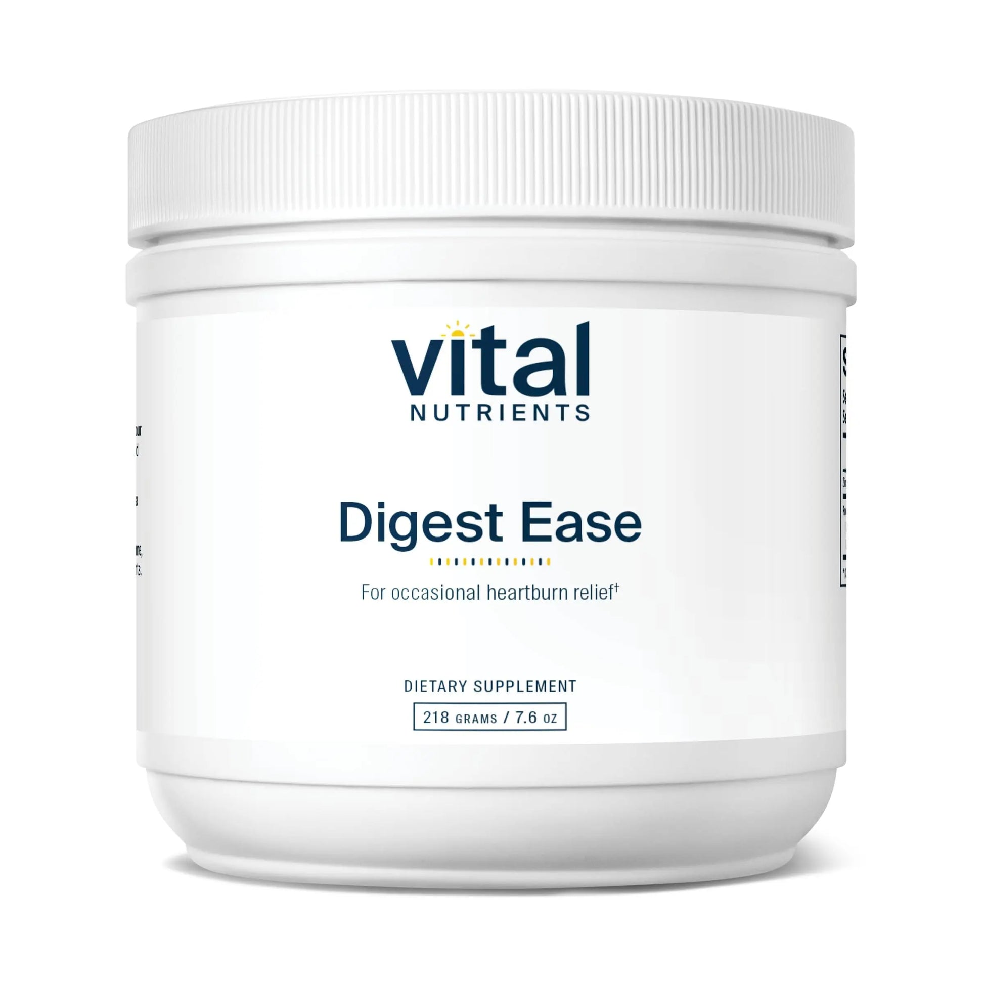 Vital Nutrients Digest Ease (Formerly Heartburn Tx) - Occasional Heartburn & Indigestion Relief - Supports Healthy GI Function & Helps Soothe GI Tract - Gluten, Dairy, Soy Free - Non-GMO - 50 Servings Vital NutrientsAu supplements