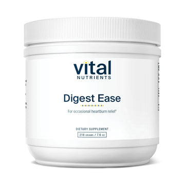 Vital Nutrients Digest Ease (Formerly Heartburn Tx) - Occasional Heartburn & Indigestion Relief - Supports Healthy GI Function & Helps Soothe GI Tract - Gluten, Dairy, Soy Free - Non-GMO - 50 Servings Vital NutrientsAu supplements