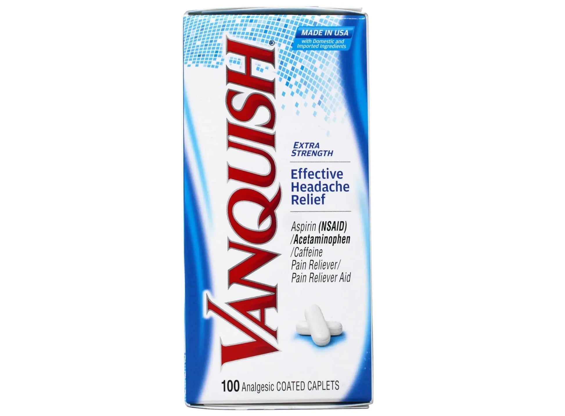 Vanquish Extra Strength Pain Reliever Caplets-100 ct. (Pack of 3) VanquishAu supplements