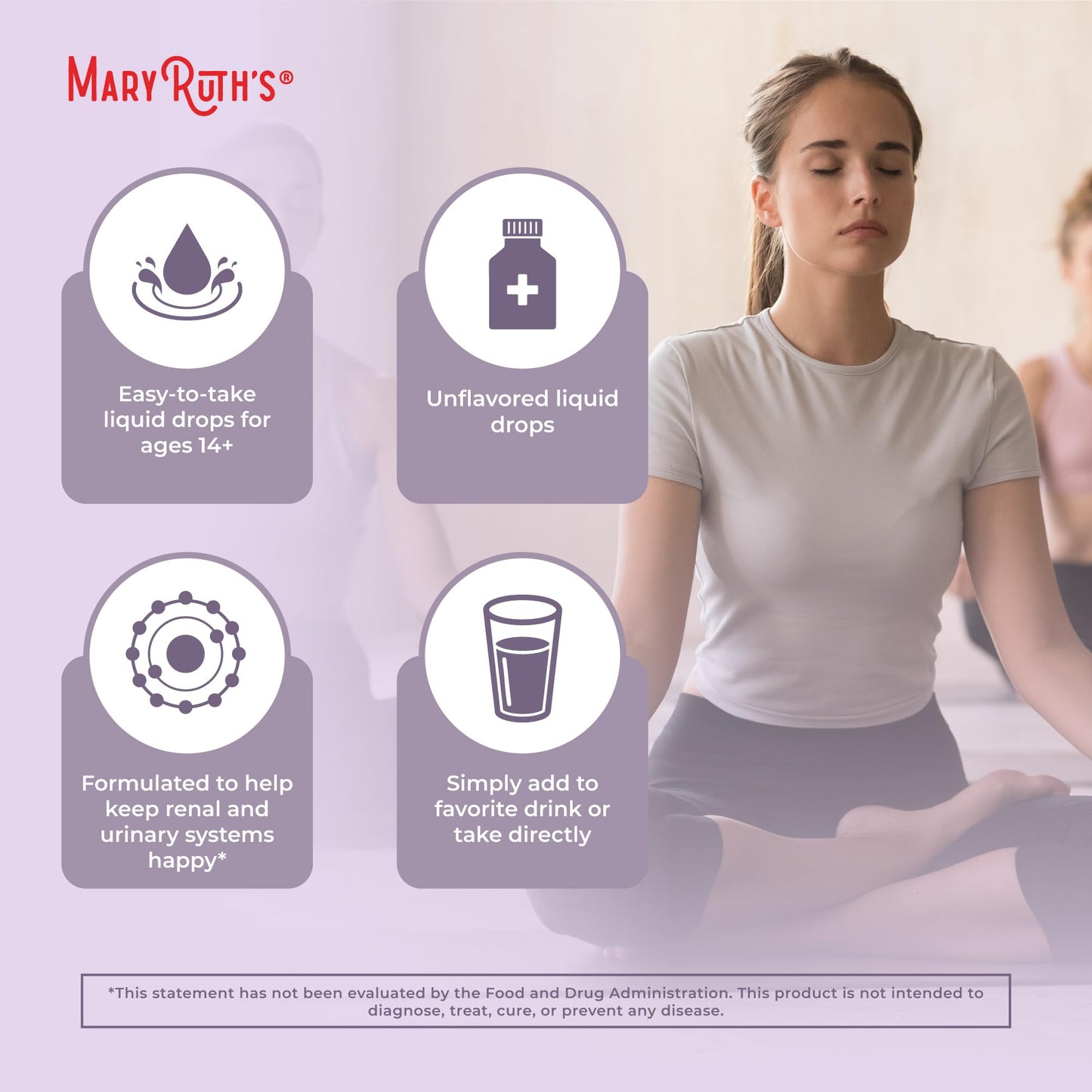 MaryRuth Organics Herbal Supplement Drops | Support Renal & Urinary Systems | Juniper Berry | Cleavers | Dandelion | Hawthorn | Horsetail & Chanca Piedra | Vegan | Non-GMO | 1 Fl Oz MARYRUTH'SUS supplements