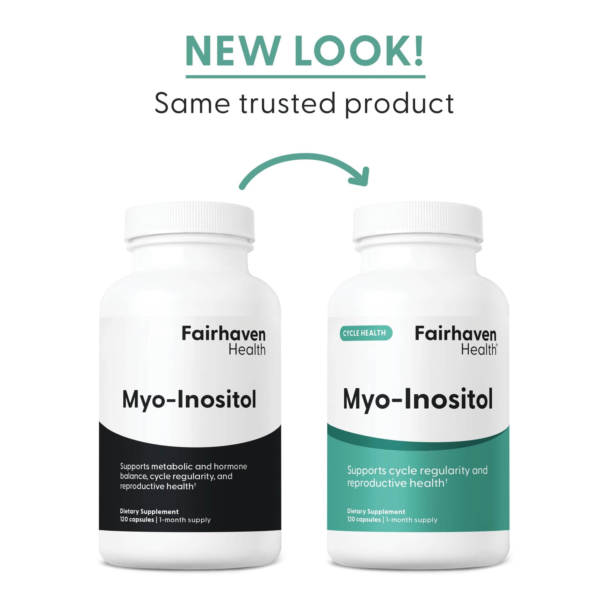 Fairhaven Health Myo-Inositol Supplement for Women and Men | Vitamin B8 2000mg | Vegan Inositol Powder Capsules | Gluten, Dairy and Soy Free | 120 Inositol Capsules Fairhaven HealthAu supplements