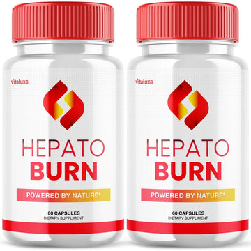 (2 Pack) Hepato Burn Capsules - HepatoBurn Supplement Pills Advanced Formula Wait Premium Blend All Natural Loss Support for Men Women, Hepataburn Reviews Maximum Strength Burner Health (120 Capsules) VitaluxaAu supplements