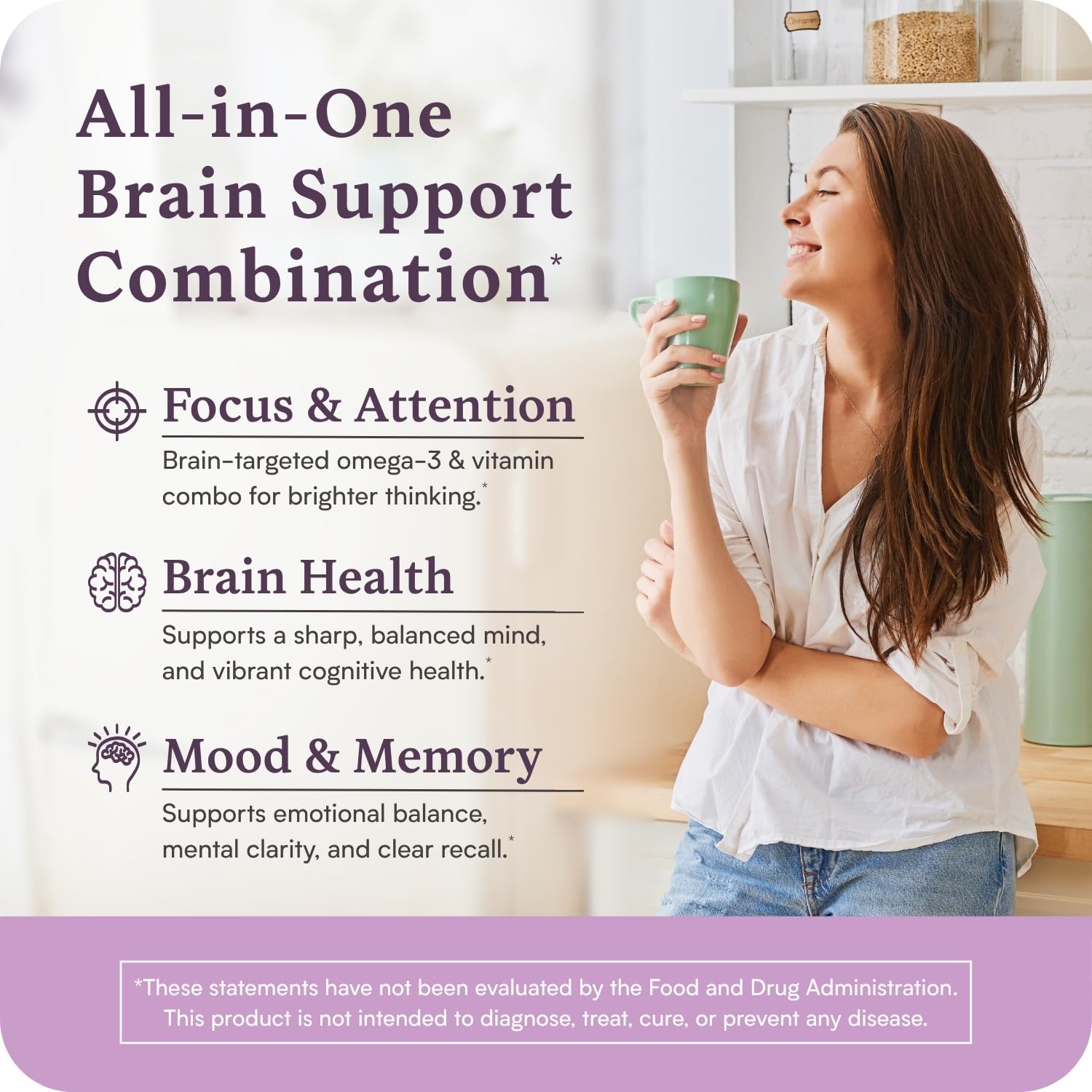 Accentrate110 - Focus Supplement - Methylated Vitamin B Complex with Omega 3 Fatty Acid Supplement - L-Methylfolate, Vitamin B12, P-5-P, Riboflavin, VIT D, – 60 Softgels (1 Month Supply) AccentrateAu supplements