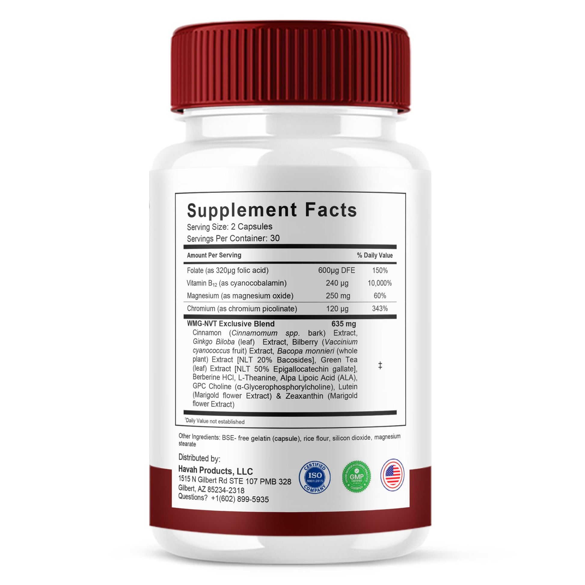 (2 Pack) Glyco Thrive Blood Support GlycoThrive Maximum Strength Capsules, Glyco Thrive Advanced Daily Multivitamin Health and Wellness Supplement, GlycoThrive Health Support Pills (120 Capsules) HavahAu supplements