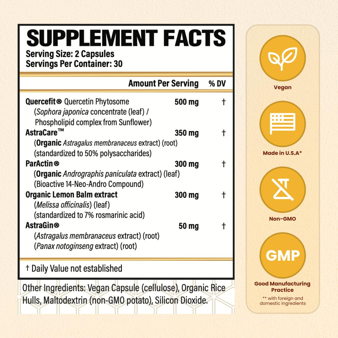 CHOQ Armor - Vegan Capsules - Professional-Grade Immune Defense - 20x Absorption Quercetin Phytosome - Andrographis - Astragalus - Supports Healthy Histamine Levels CHOQAu supplements