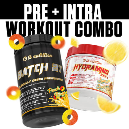 Batch 27 Pre Workout Powder - 8g Citrulline, 3.5g Beta Alanine, 2.5g Betaine, 325mg Caffeine TC NutritionUS supplements