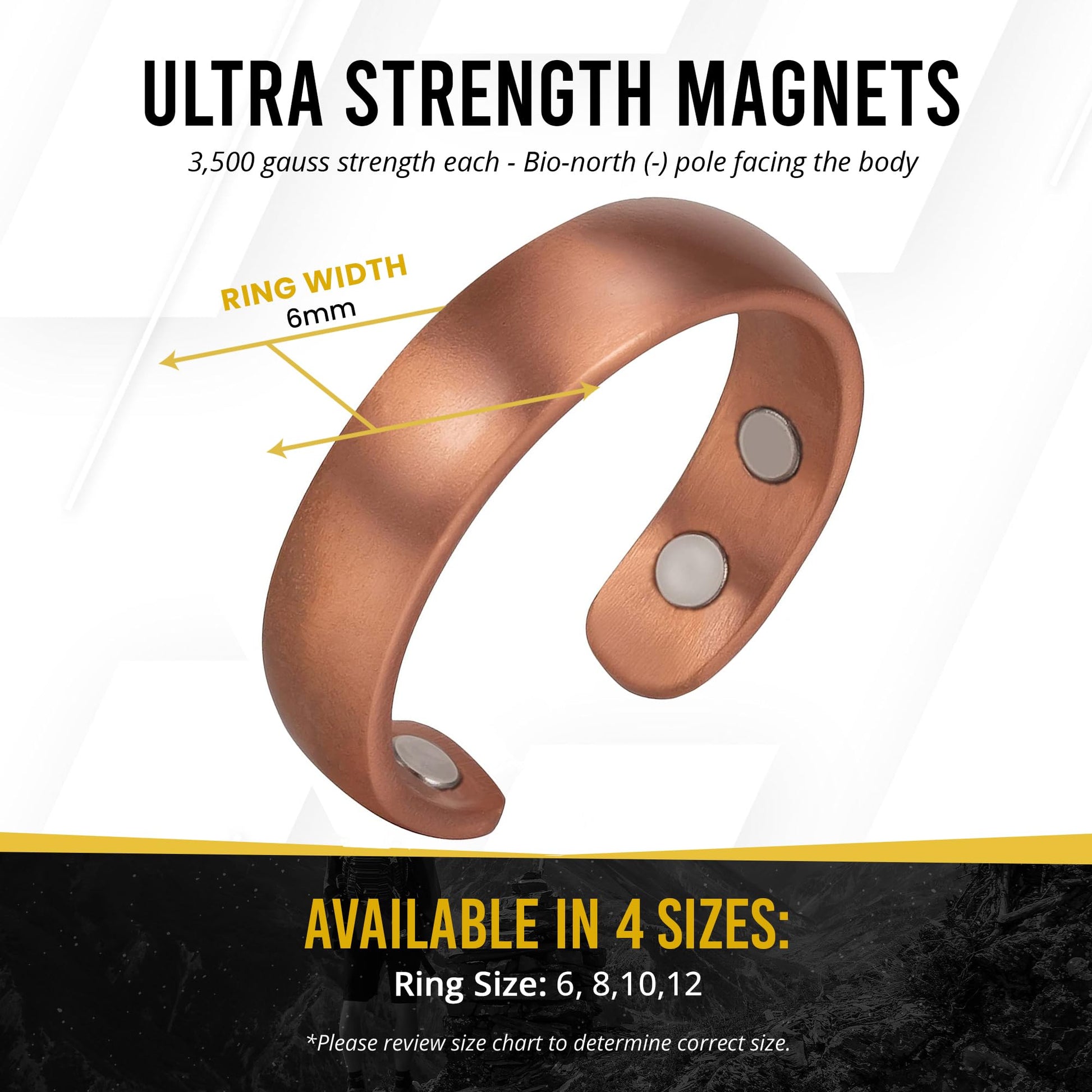 MagnetRX® Magnetic Copper Ring – Elegant Magnetic Rings – Copper Rings for Women & Men MagnetRXAu supplements