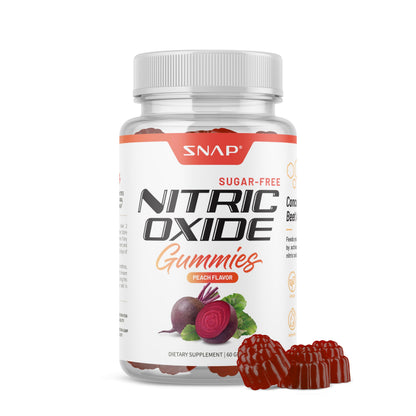 Snap Supplements Nitric Oxide Beet Root Gummies - Support Healthy Blood Circulation Snap SupplementsUS supplements