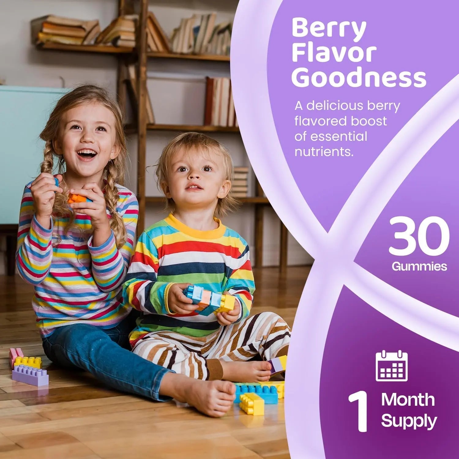 ZettoA Daily Multivitamins for Kids Ages 2+, Berry Gummies with 11 Essential Vitamins & Minerals for Immune Support ZettoAAu supplements