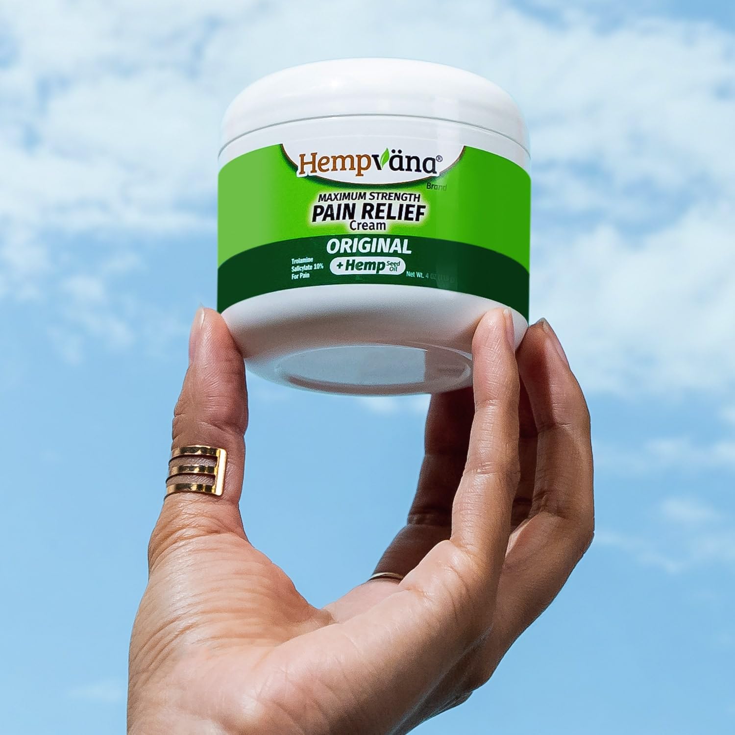 Hempvana Maximum Strength Relief Cream. Hemp Seed Oil for Muscles & Joints, AS SEEN ON TV, Odor-Free, Non-Greasy, Long-Lasting Relief HempvanaAu supplements