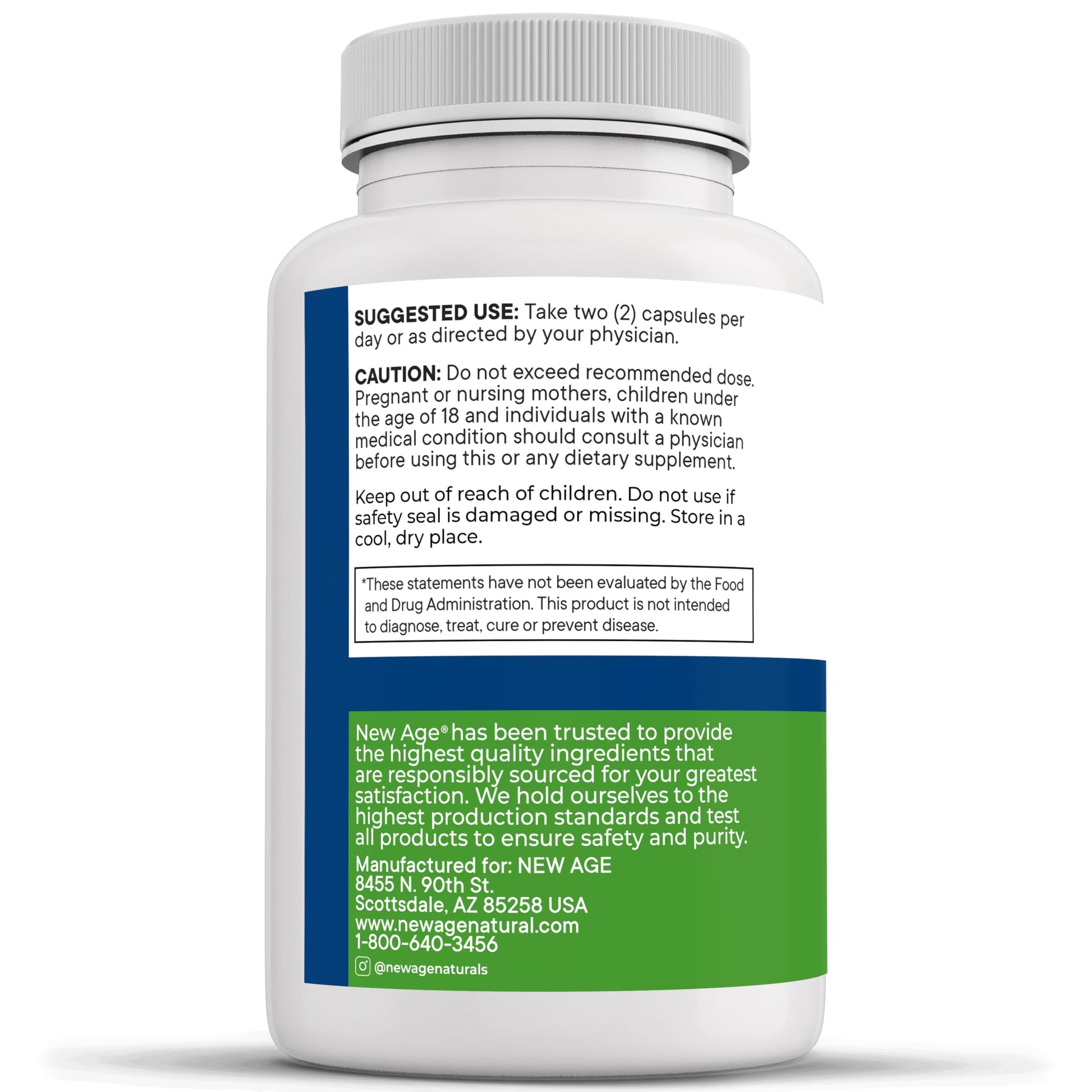 NEW AGE AREDS 2 Eye Vitamins - Lutein, Zeaxanthin, Bilberry, Astaxanthin Mineral Vision Supplement - 180 Count NEW AGEAu supplements