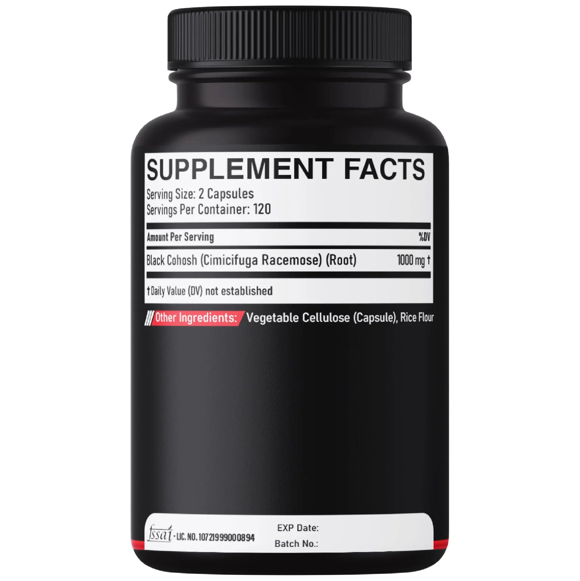 DEDICAD 1000mg Black Cohosh for Menopause Hot Flashes - 240 Capsules for 4-Month Supply - Support for Body Management, Women's Health & Immune System DEDICADnz supplements