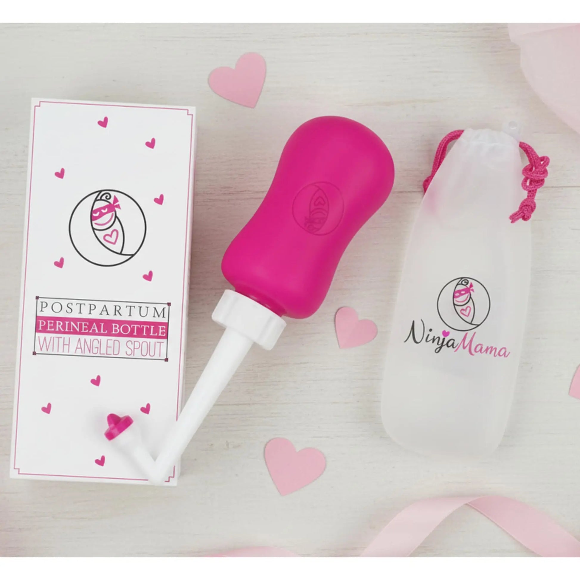 Ninja Mama Peri Bottle for Postpartum Care Post Partum Essentials for Pain Relief, Tears & Hemorrhoids After Birth Portable Perineal Bottle with Angled Spout Labor & Delivery Hospital Bag. (355ml) Ninja MamaAu supplements