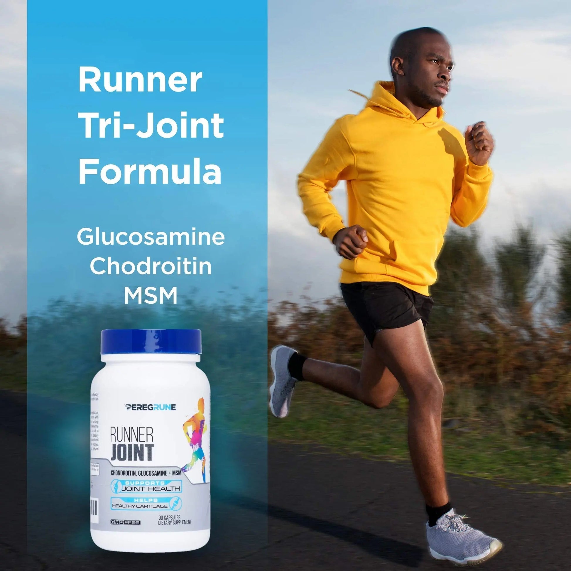 PEREGRUNE Runner Multivitamin & Joint Support Supplement | Antioxidants, Complete B-Complex & Probiotics to Support Energy PEREGRUNEAu supplements