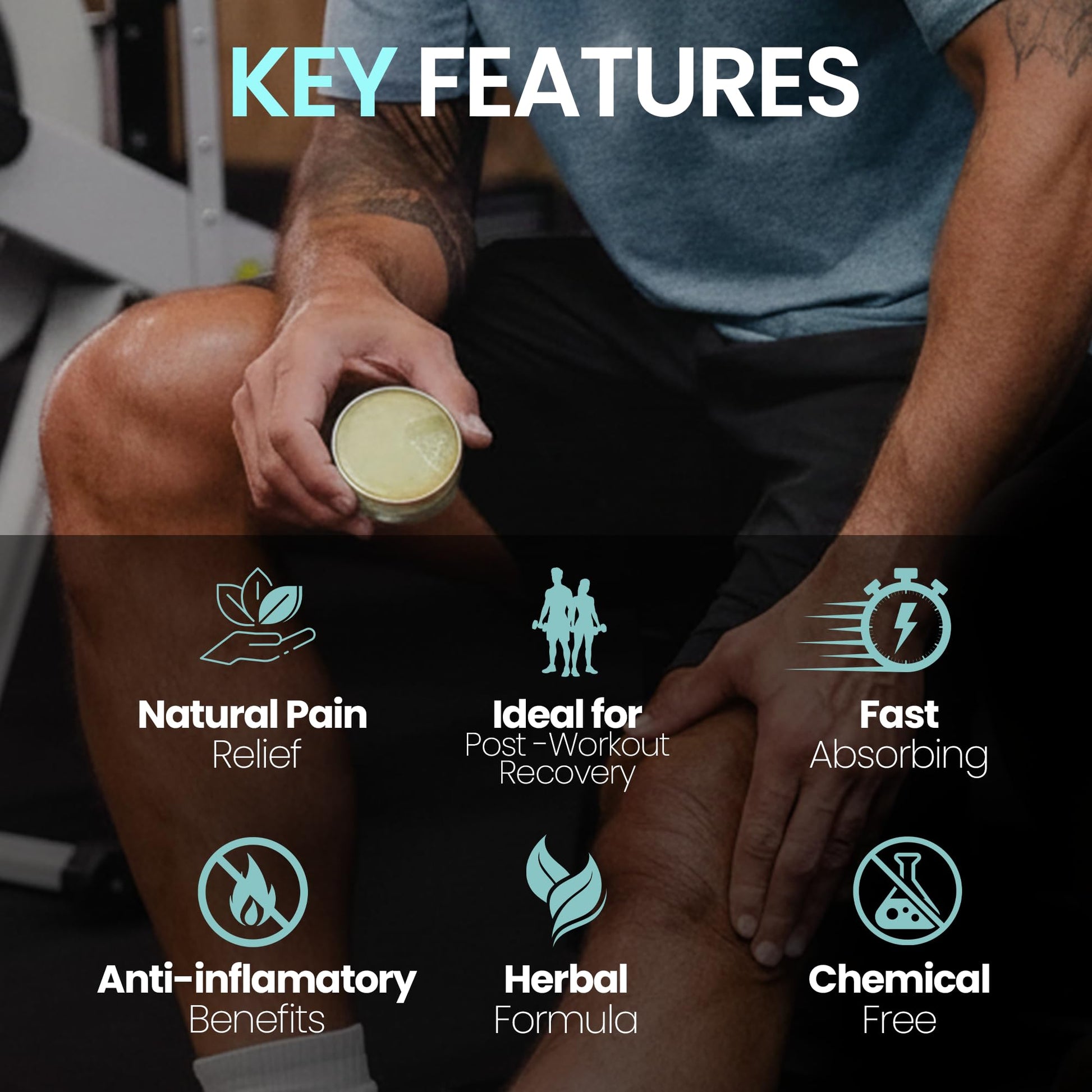 UNDRBUDR Post-Activity Recovery Muscle Rub Salve with Arnica, Comfrey & Essential Oils- Balm for Muscle Soreness, Joint Discomfort & Post-Workout Recovery, Natural Formula for Active Lifestyles (3 oz) UNDRBUDRAu supplements