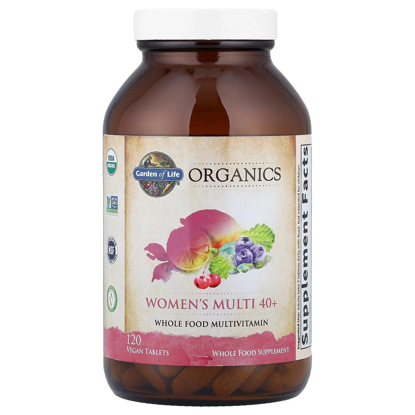 Garden of Life Multivitamin for Women 40 Plus, Organics Womens Vitamins, Hormone & Breast Health Support Blend Garden of LifeAu supplements