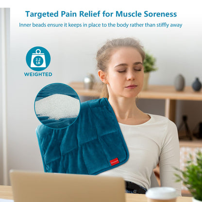 Comfytemp Full Weighted Heating Pad for Back Pain & Cramps Relief, 2.2lb Large Electric ComfytempUS supplements