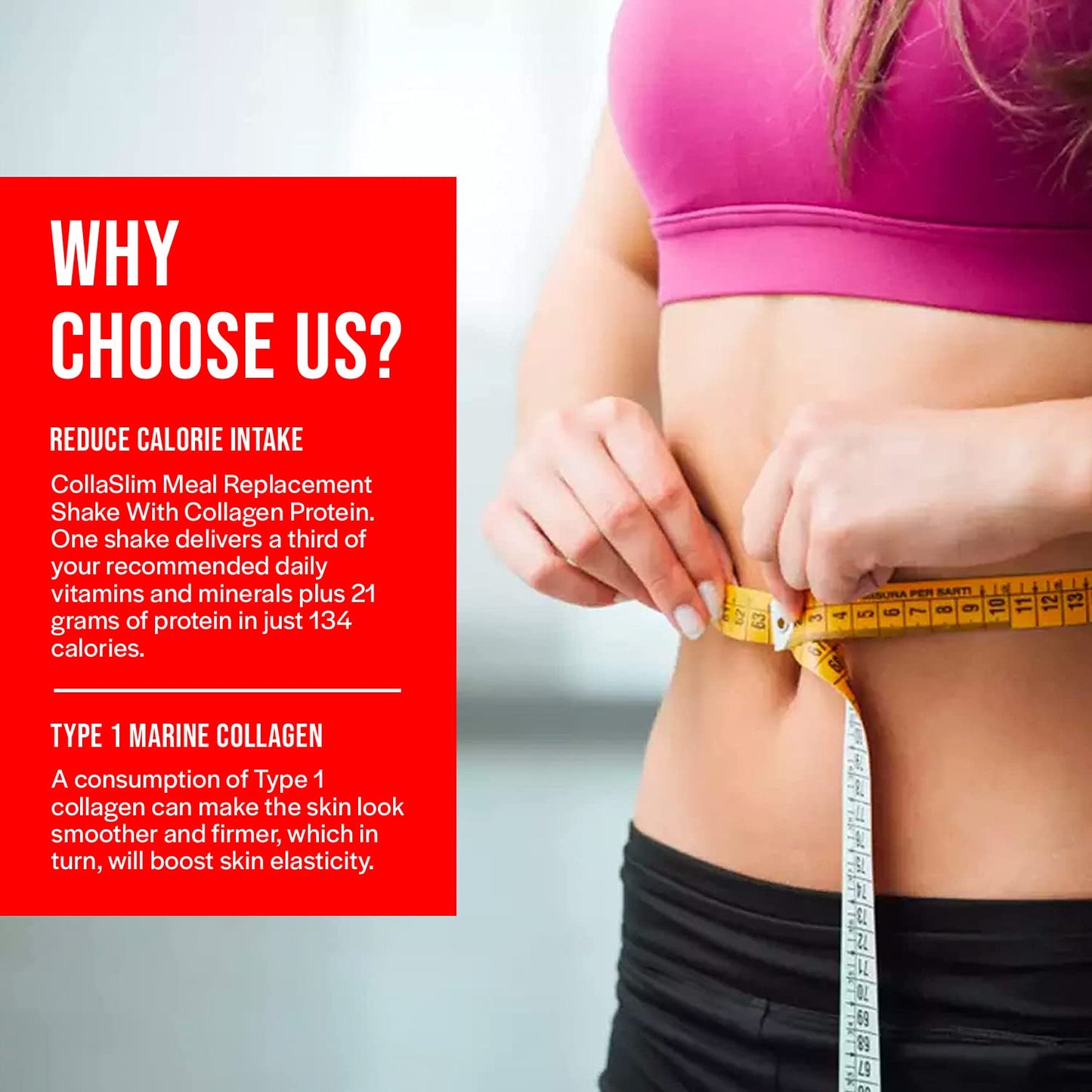 CollaSlim, Meal Replacement Shake with Added Collagen, Vitamins and Minerals, 800g So Body CoUS supplements