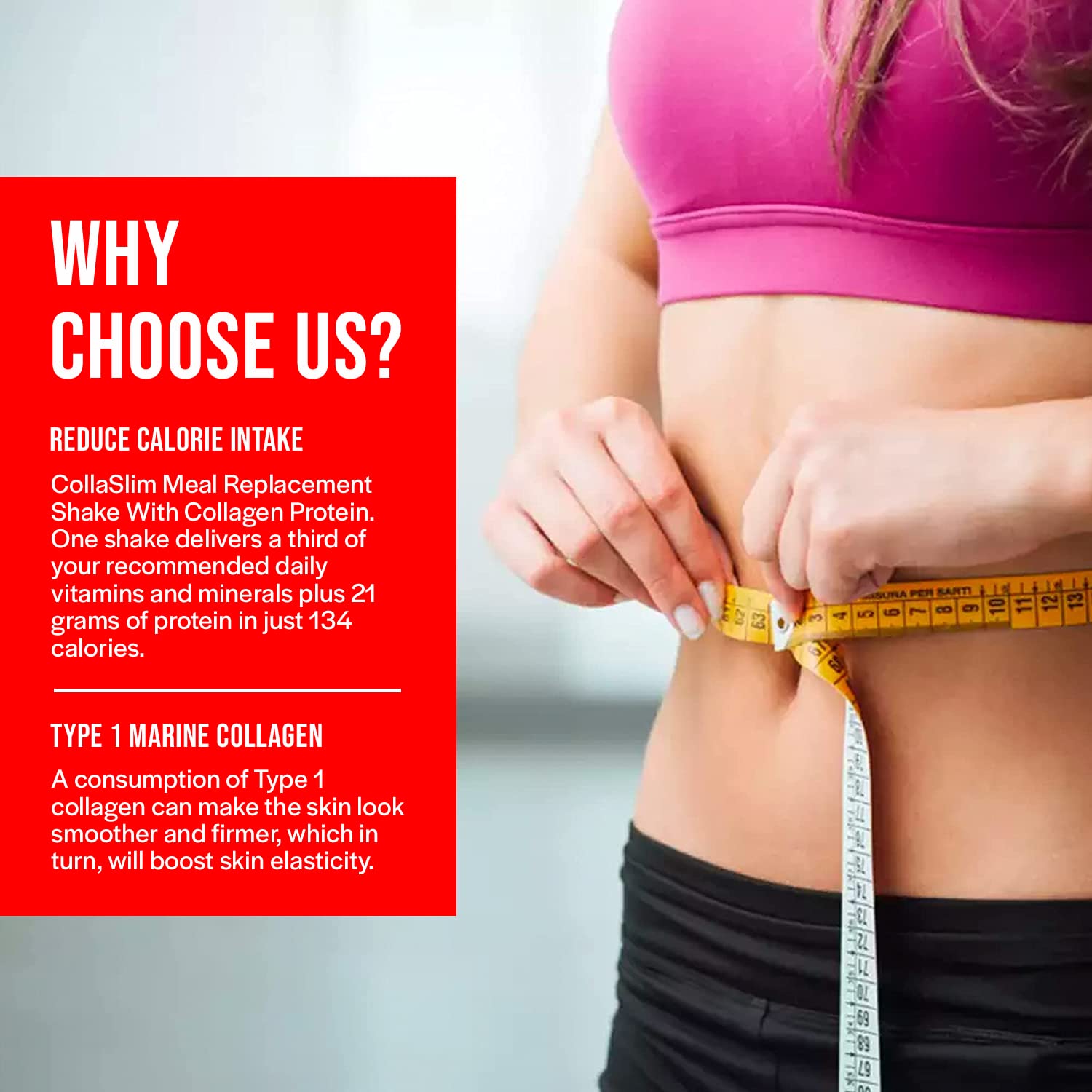 CollaSlim, Meal Replacement Shake with Added Collagen, Vitamins and Minerals, 800g So Body CoAu supplements