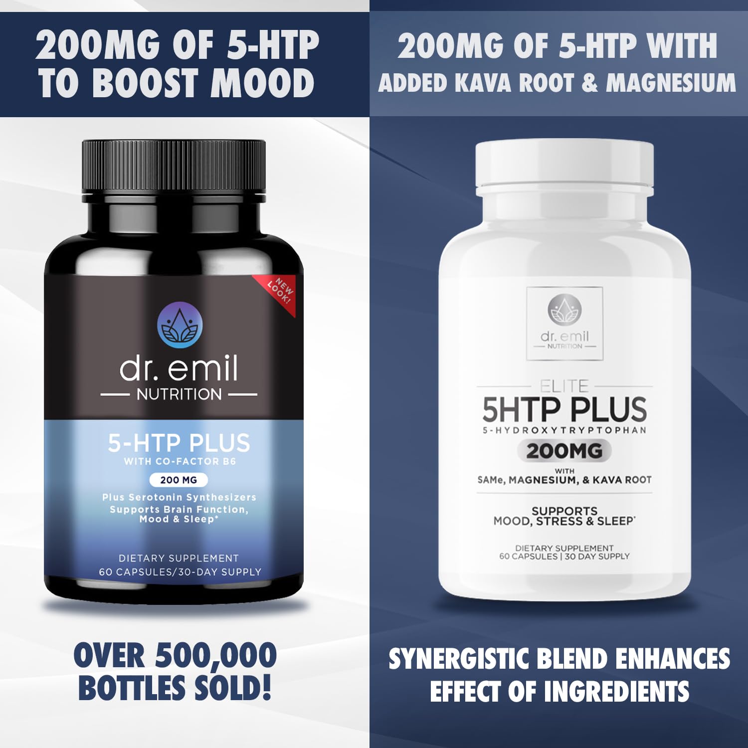 200 MG 5-HTP Elite with Kava Root Extract, Magnesium & SAM-e to Maintain Normal DR EMIL NUTRITIONAu supplements