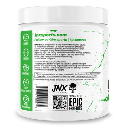 JNX SPORTS The Curse! Beta Alanine Powder - Unflavored, 100 Servings, 3g per Serving JNX SPORTSUS supplements