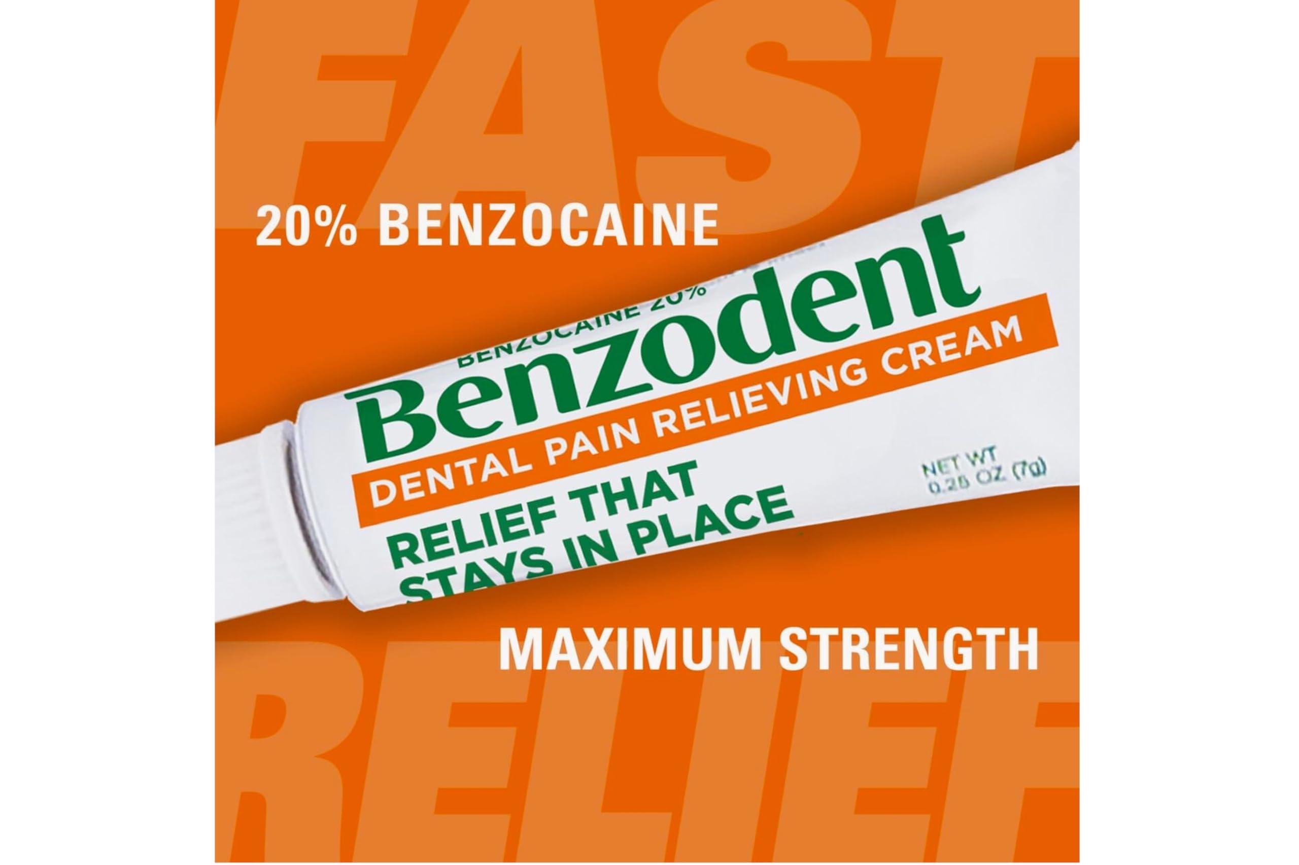 Benzodent Dental Pain Relieving Cream, 1 Ounce - Pack of 3 BenzodentAu supplements