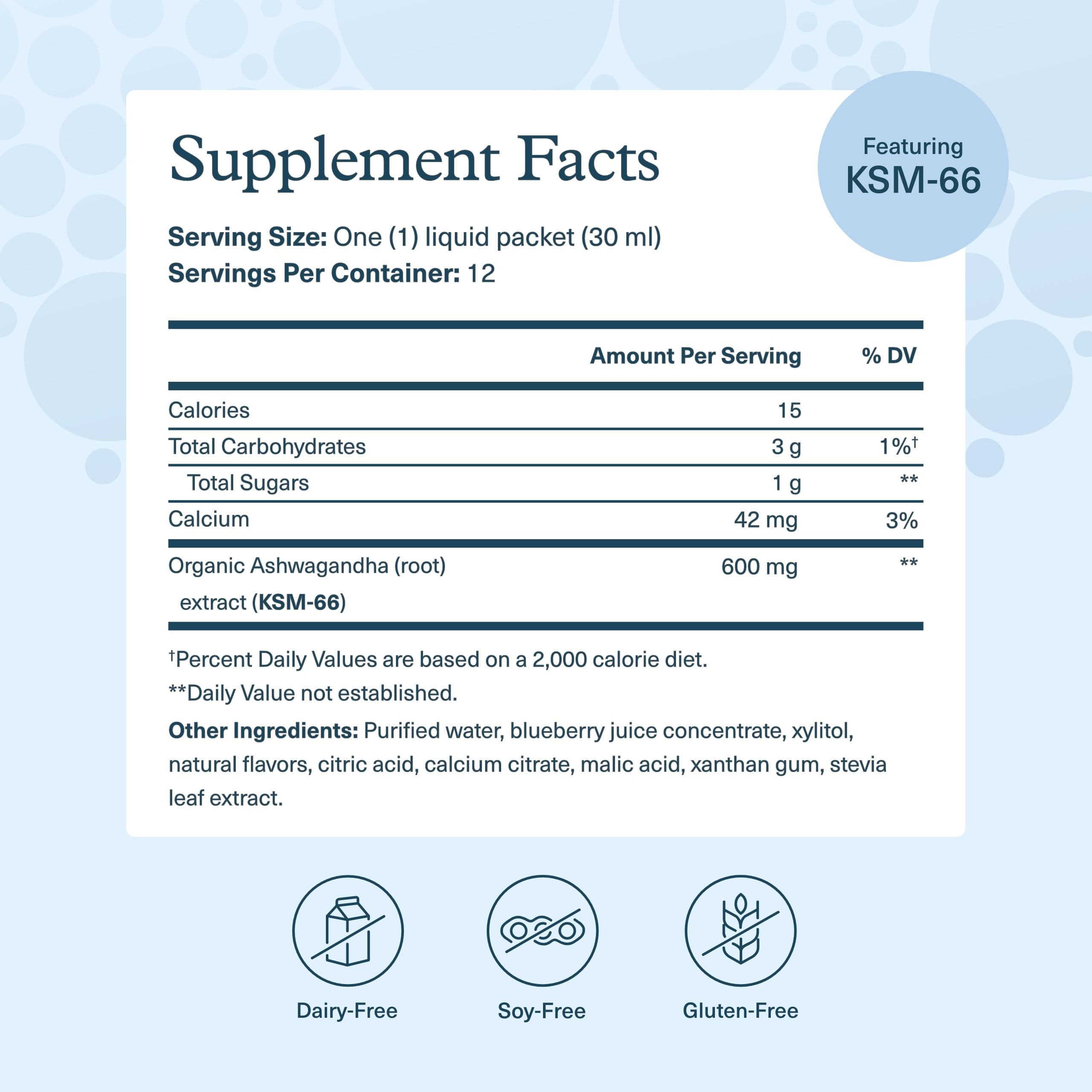 Youtheory Ashwagandha Liquid - with Organic KSM-66 Ashwagandha - Herbal Blend to Support Stress Relief & Energy Levels* - Helps Support Mood* - 1 oz Single Serve Packet, Pack of 12 YoutheoryAu supplements