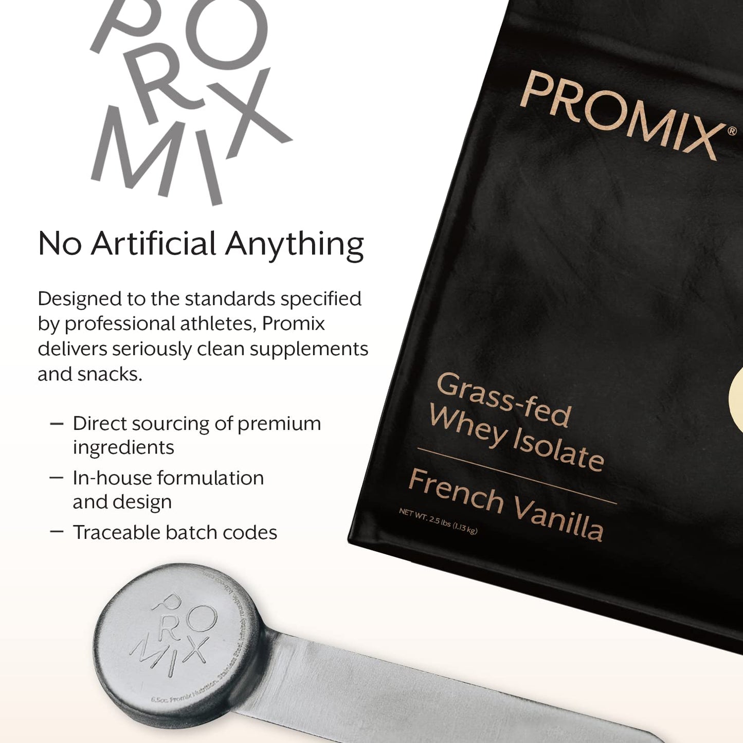 Promix Whey Protein Isolate Powder - Grass-Fed & 100% All Natural - ­Post Workout ProMix NutritionUS supplements