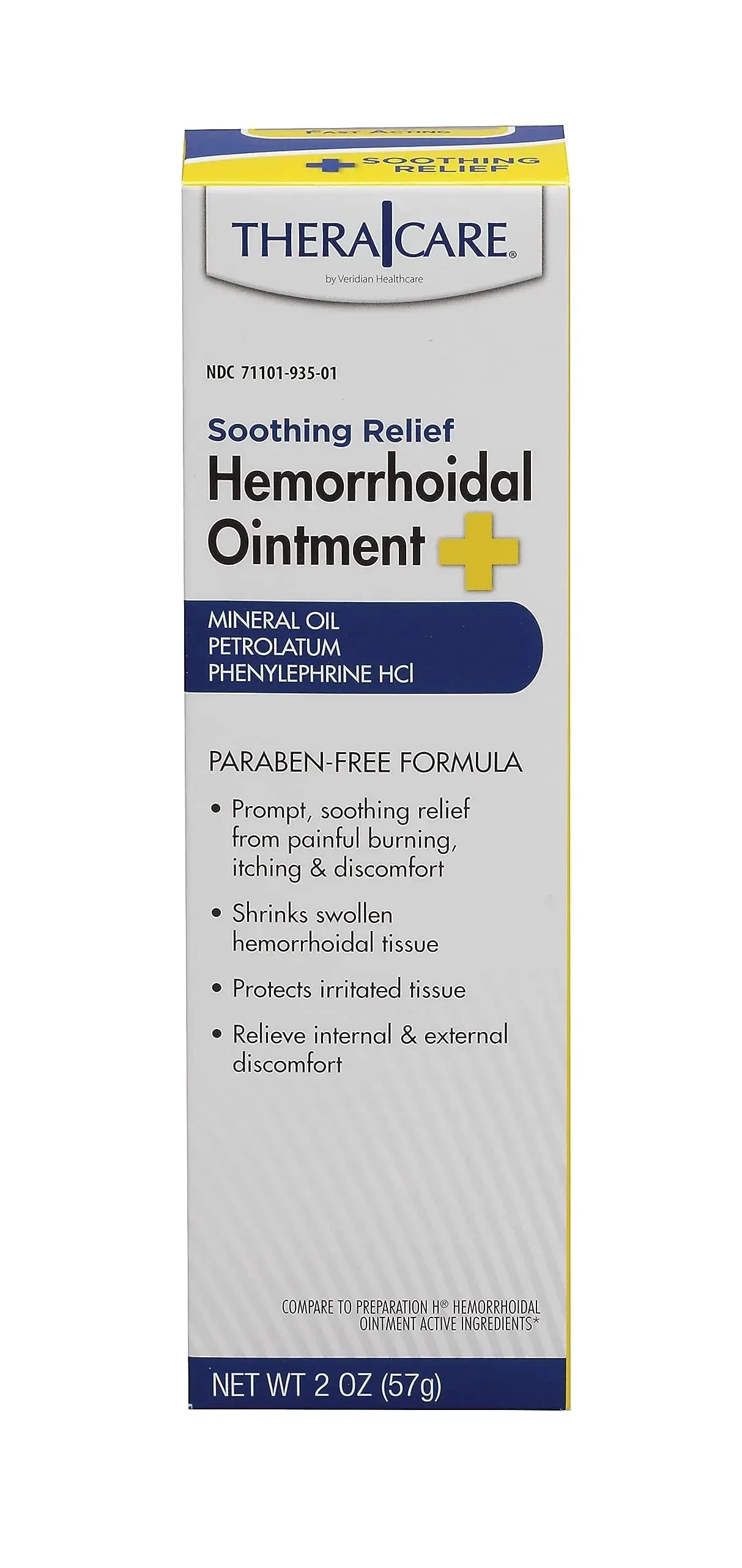 Thera|Care Hemorrhoidal Ointment | Soothes Itching and Burning | 1.0 oz | Hemorrhoid Symptom Relief | Fast Acting | Paraben-Free | Applicator Included Thera CareAu supplements