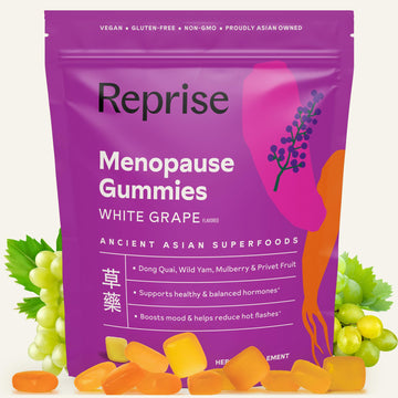 Menopause Gummies for Women | Healthy, Balanced Hormones | Reduce Hot Flashes, Night Sweats | Boosts Mood, Vitality, Energy| Dong Quai, Wild Yam, Mulberry, Privet Fruit | Low Sugar Chews, 60 Gummies RepriseAu supplements
