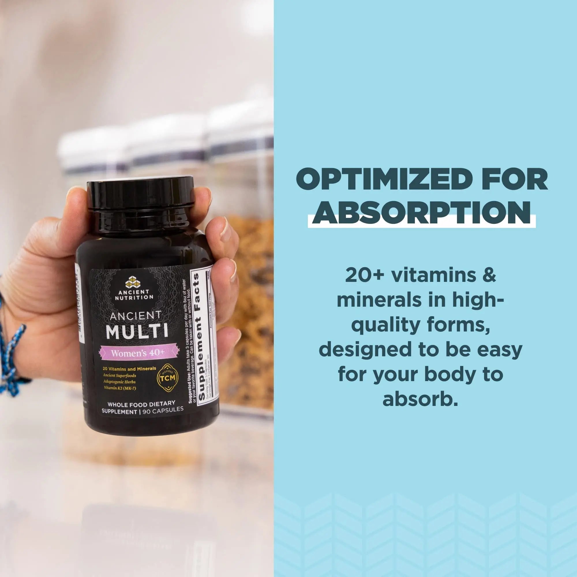 Ancient Nutrition Multivitamins for Men and Women, Age 40+ (90 Count) Ancient NutritionAu supplements