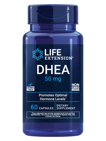 Life Extension DHEA 50 mg – Hormone Balance Supplement, Memory, Muscle Mass and Bone Density Support, Healthy Sex Drive, Gluten-Free, Non-GMO, 60 Capsules Life ExtensionAu supplements
