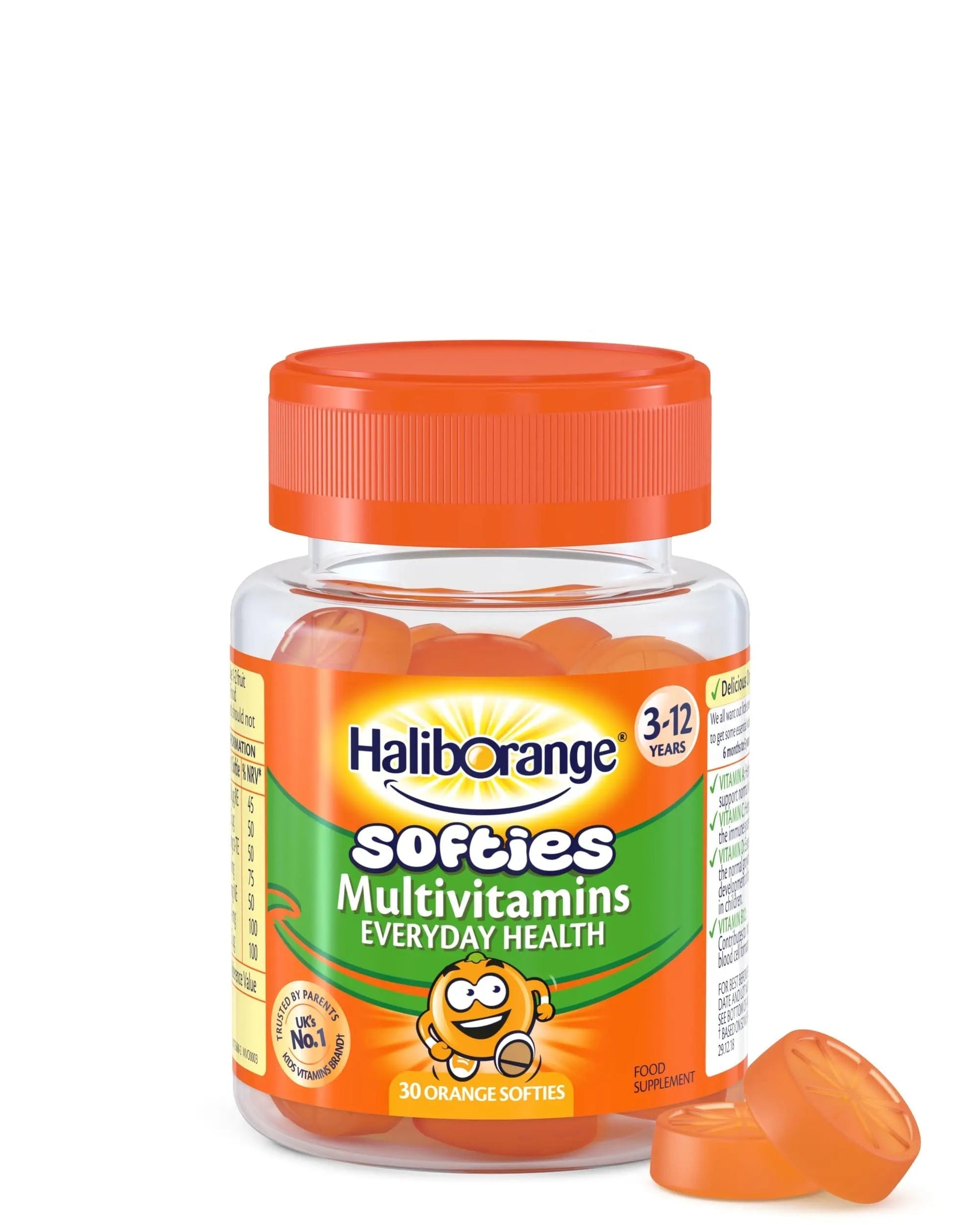 Haliborange Orange Multivitamin Softies 30 Capsule HaliborangeAu supplements