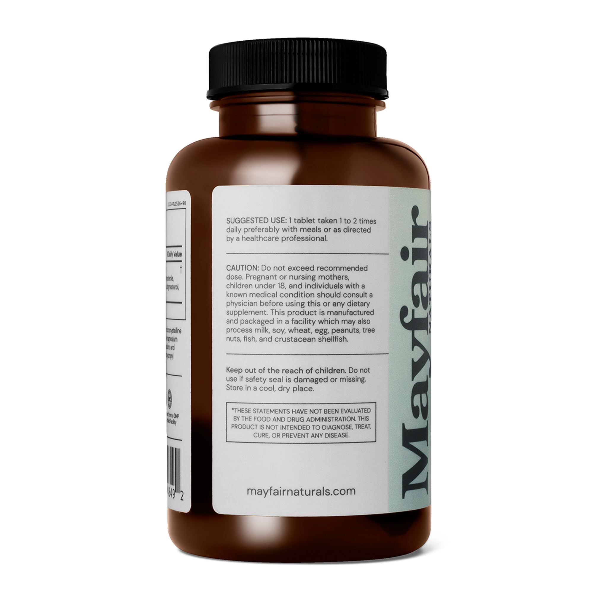 Mayfair Naturals Beta Sitosterol Complex (2 Pack), 500mg, Plant Sourced, 90 Tablets Each (180 Total), Comprehensive Support Supplement Mayfair NaturalsAu supplements