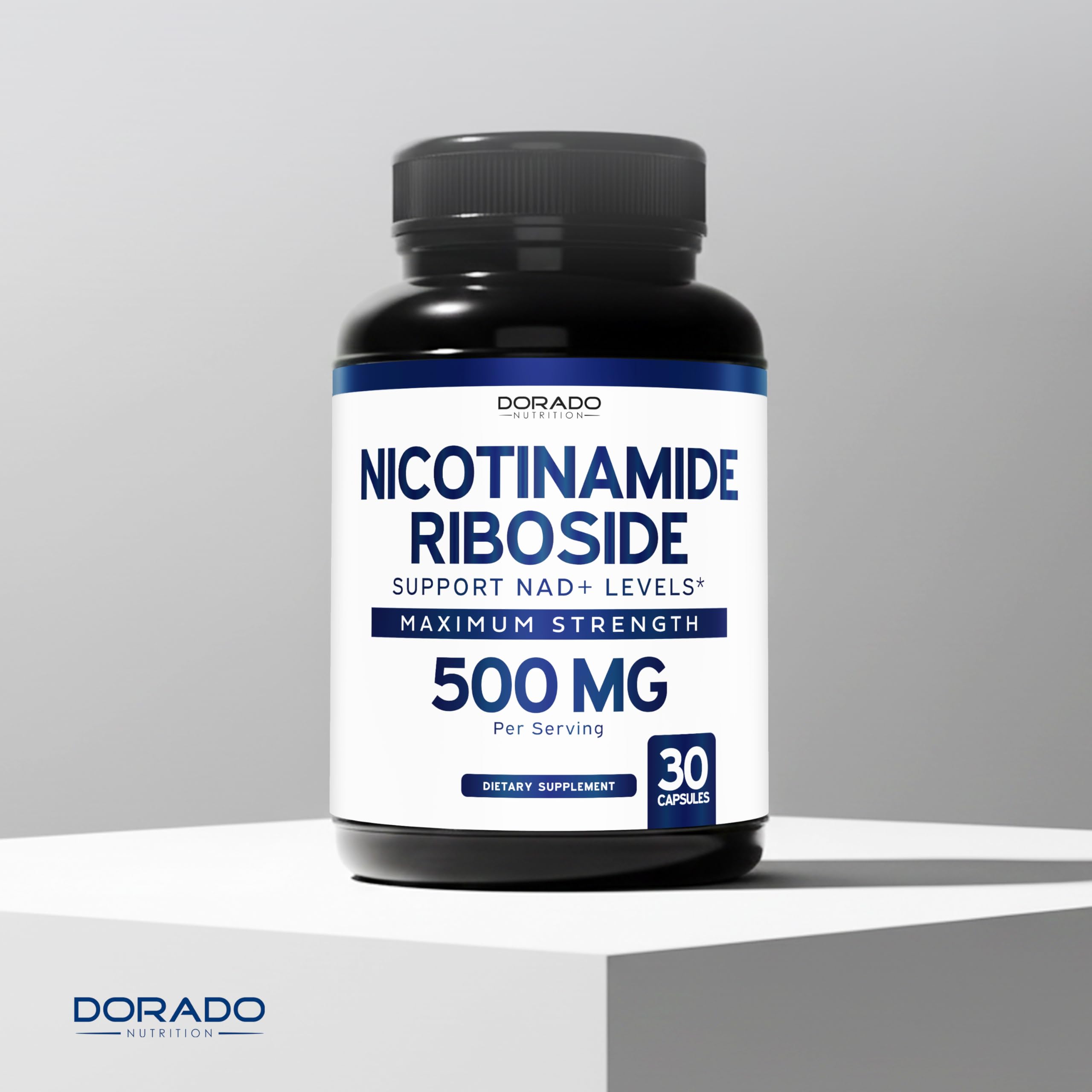Nicotinamide Riboside 500mg (30 Count) NAD Supplement - NR Supplement For Women & Men to Support NAD+ Levels - NAD Booster - Third Party Tested - Vegan Safe, Non GMO & USA Made (30 Capsules) DORADO NUTRITIONAu supplements